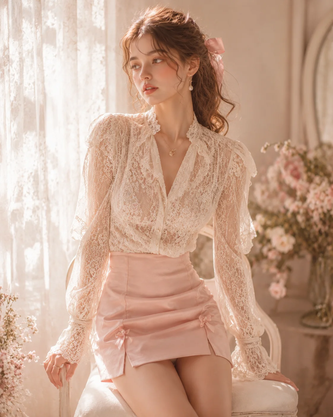 Outfit 1: The Classic Coquette