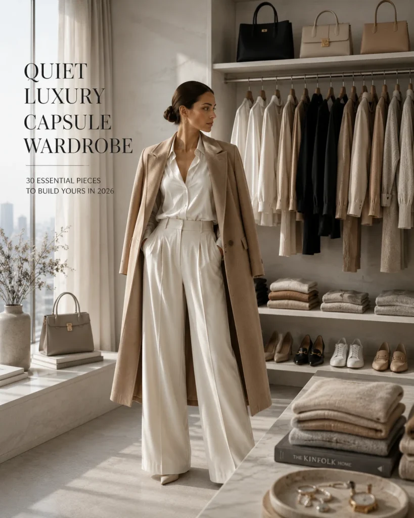 Quiet Luxury Capsule Wardrobe: 30 Essential Pieces to Build Yours in 2026