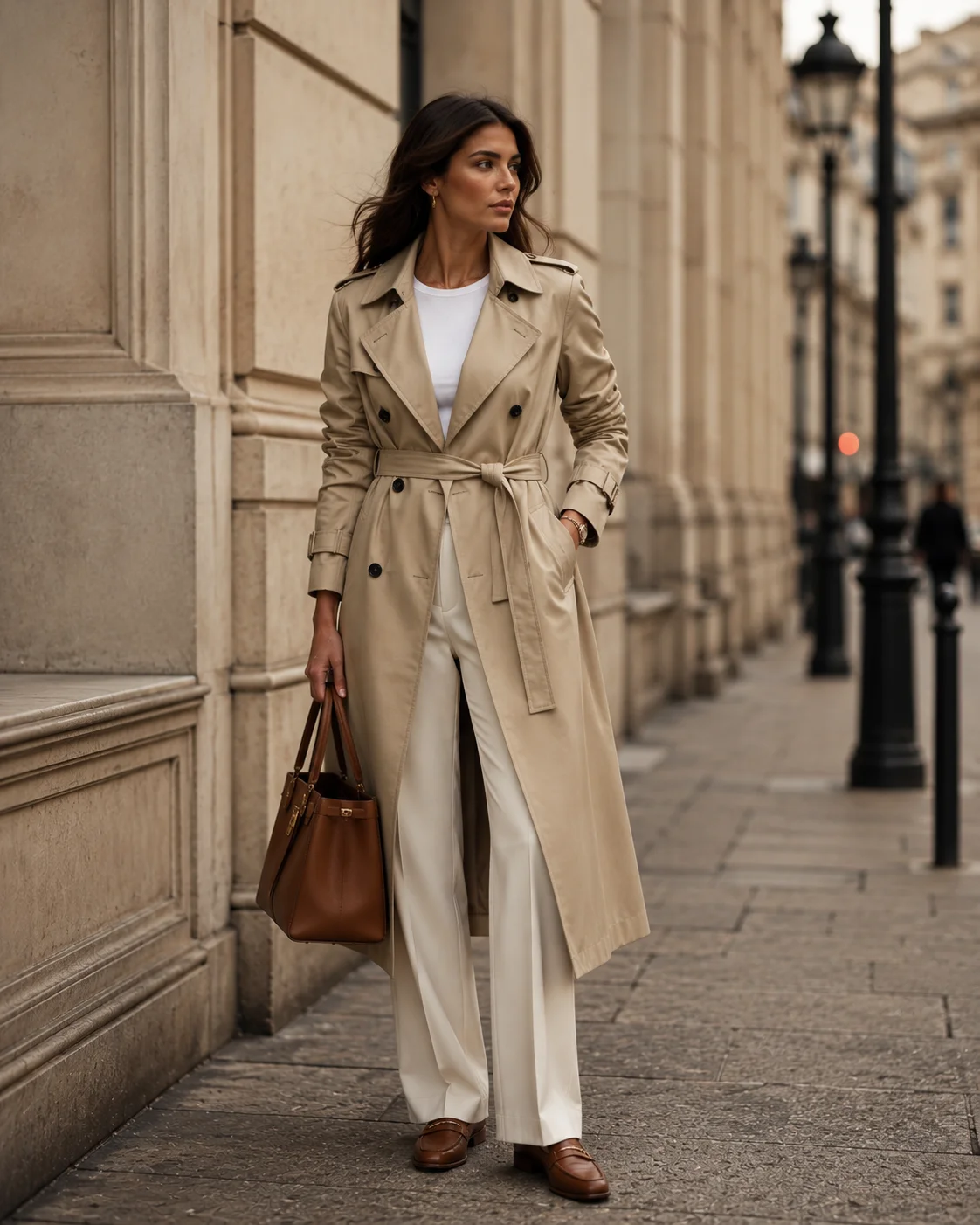 Outfit 11: The Belted Trench