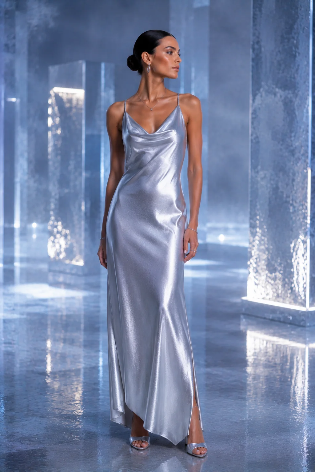 Outfit 13: The Silver Evening Look
