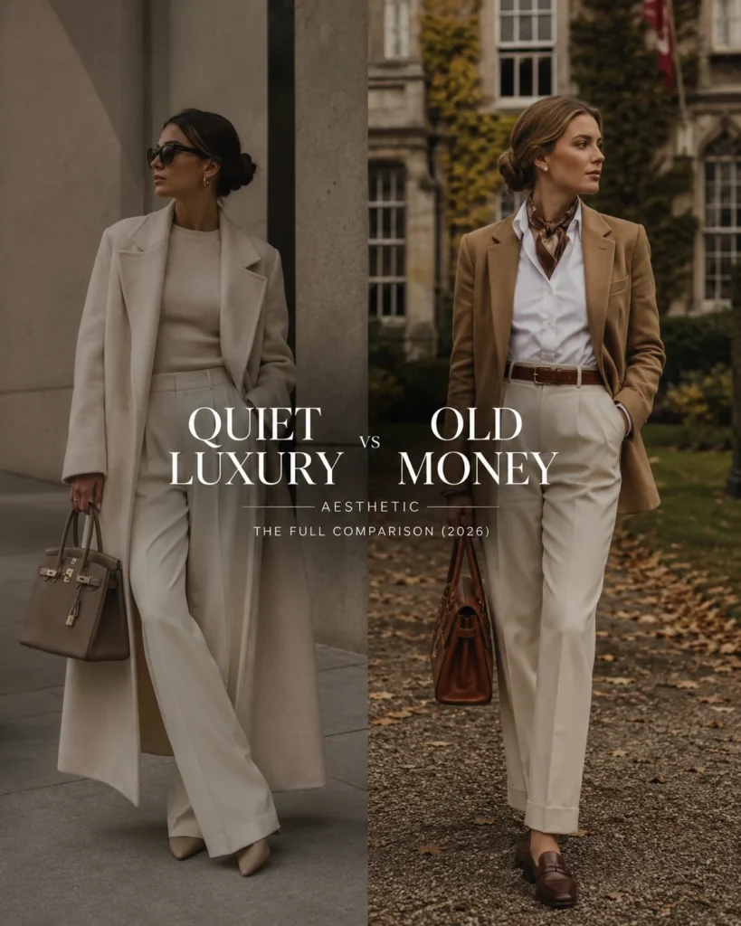 Quiet Luxury vs Old Money Aesthetic: Full Comparison With Outfit Ideas (2026)