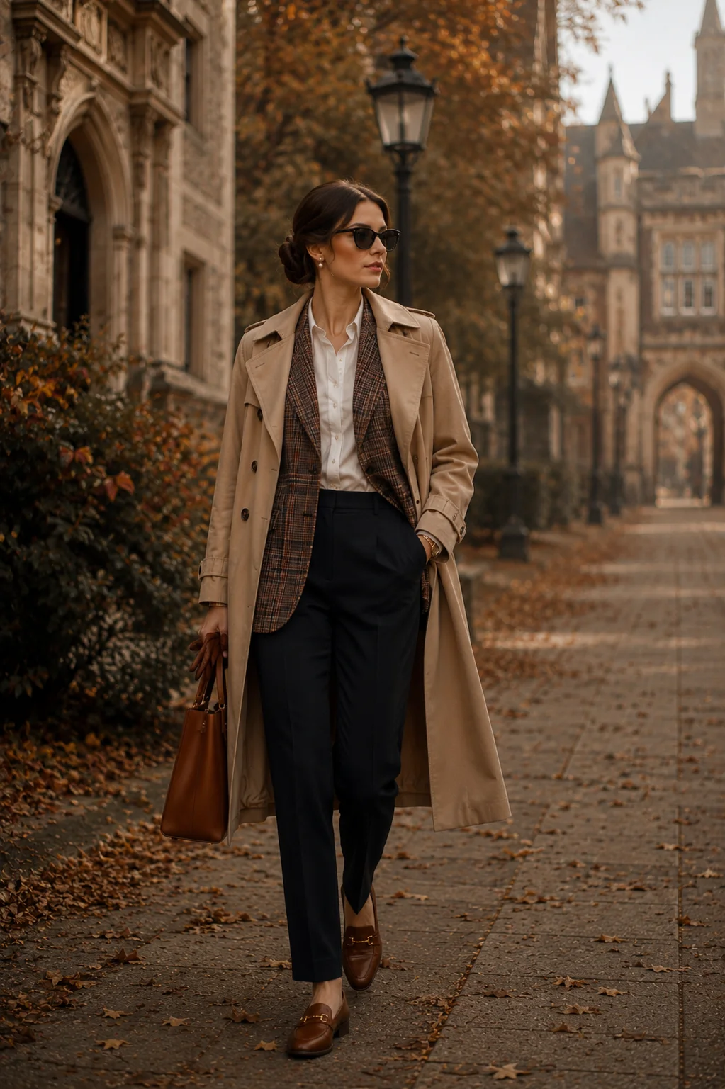 Outfit 13: The Trench and Plaid