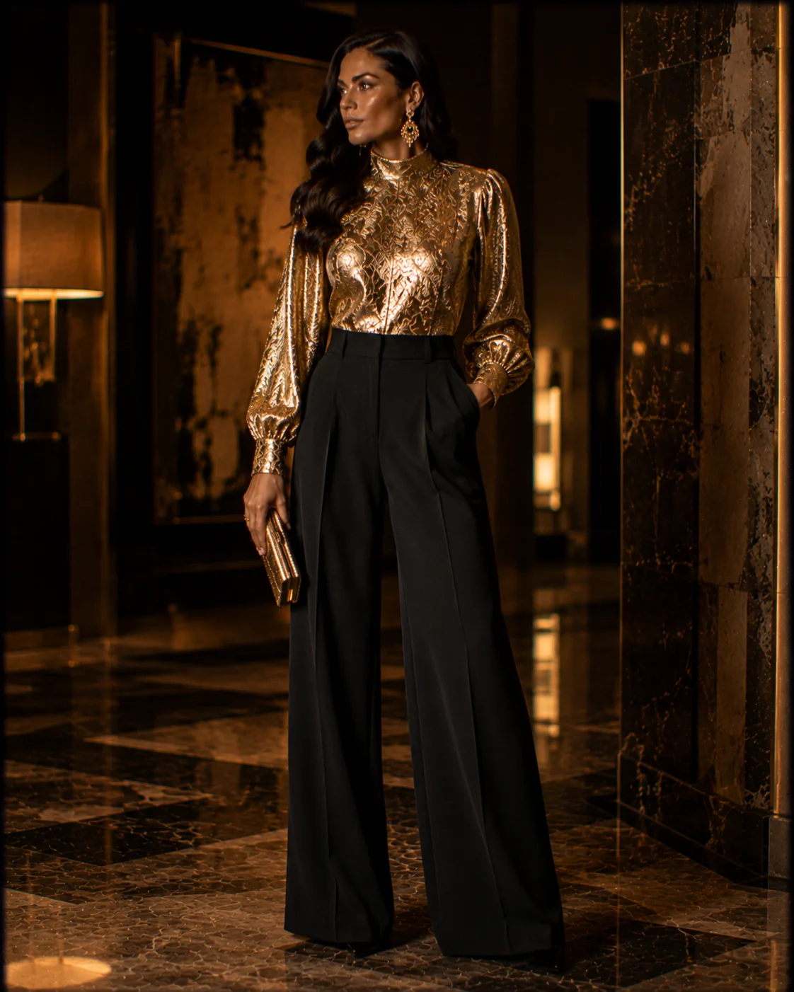 Outfit 15: The Black and Gold Glamoratti