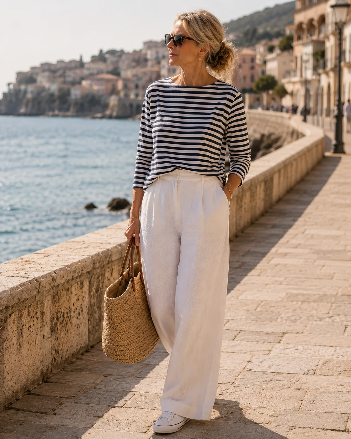 Outfit 2: The Striped Breton Look