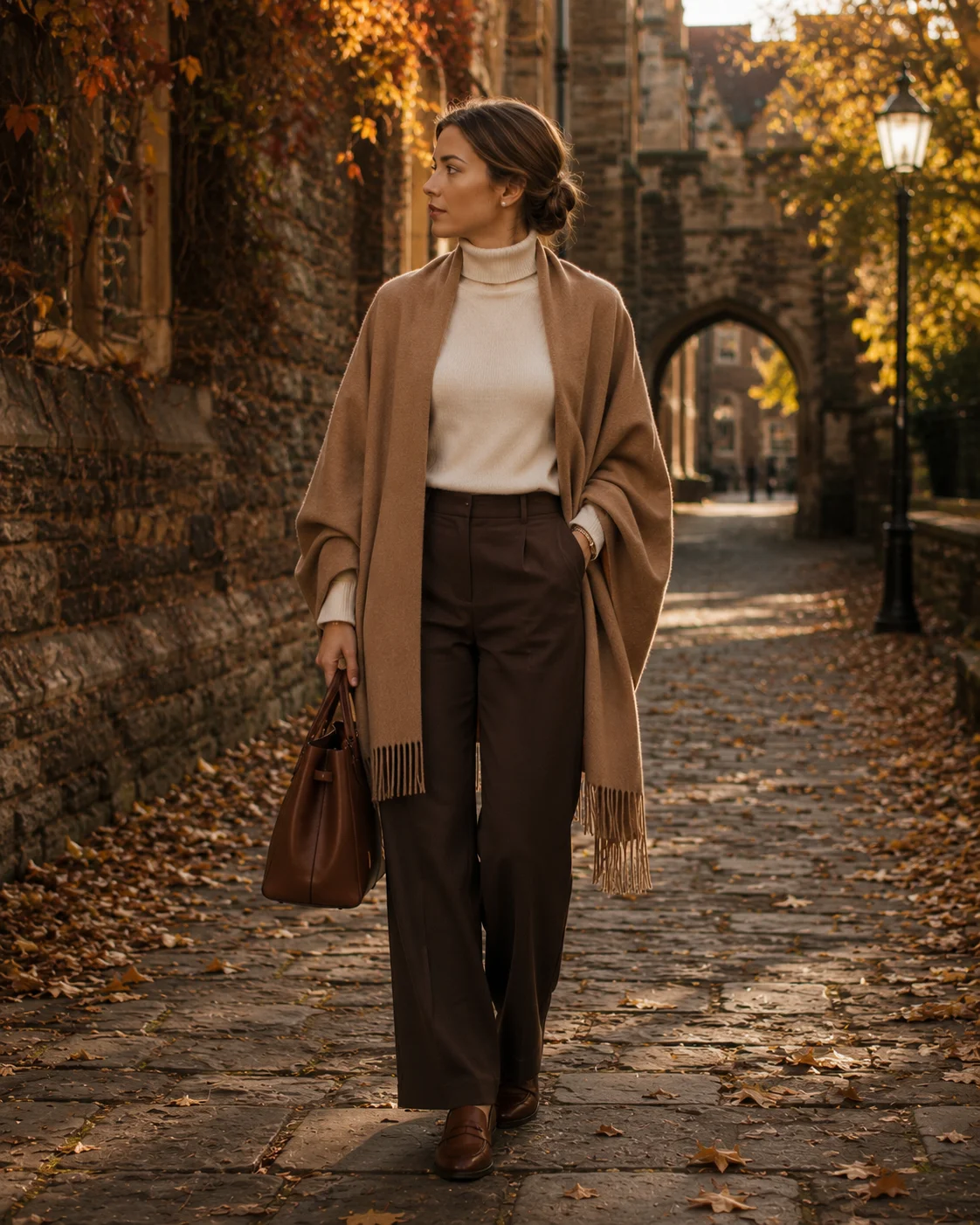 Outfit 21: The Cashmere Wrap Fall