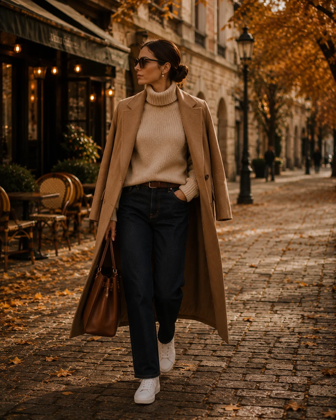Outfit 3: The Cashmere and Denim Fall