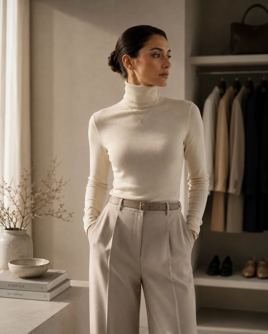 Piece 3: The Fine-Knit Turtleneck