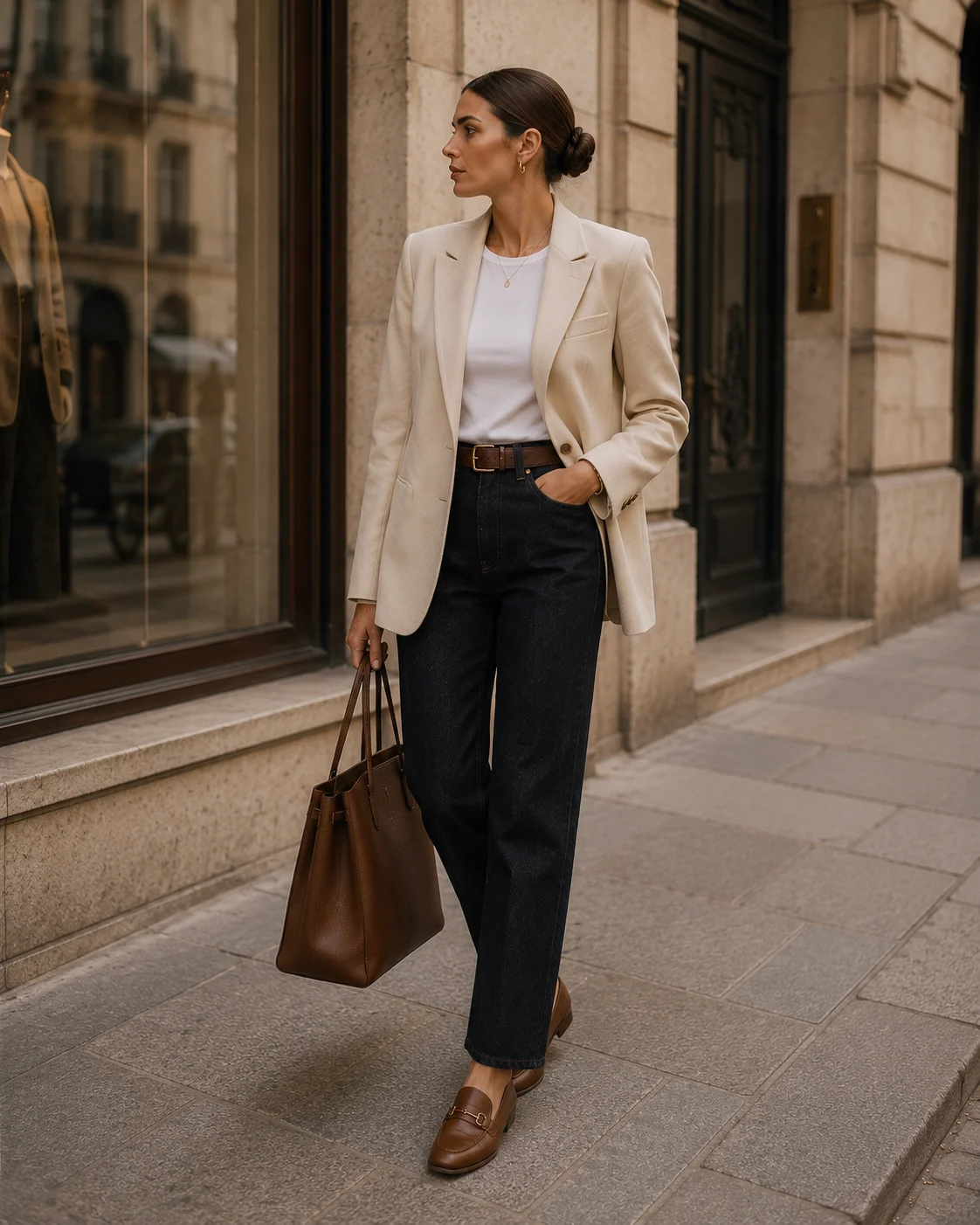 Look 4: The Blazer With Jeans