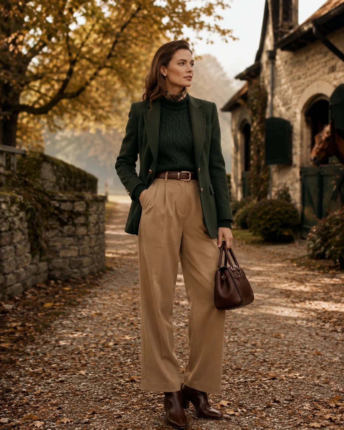 Outfit 4: The Forest Green Autumn