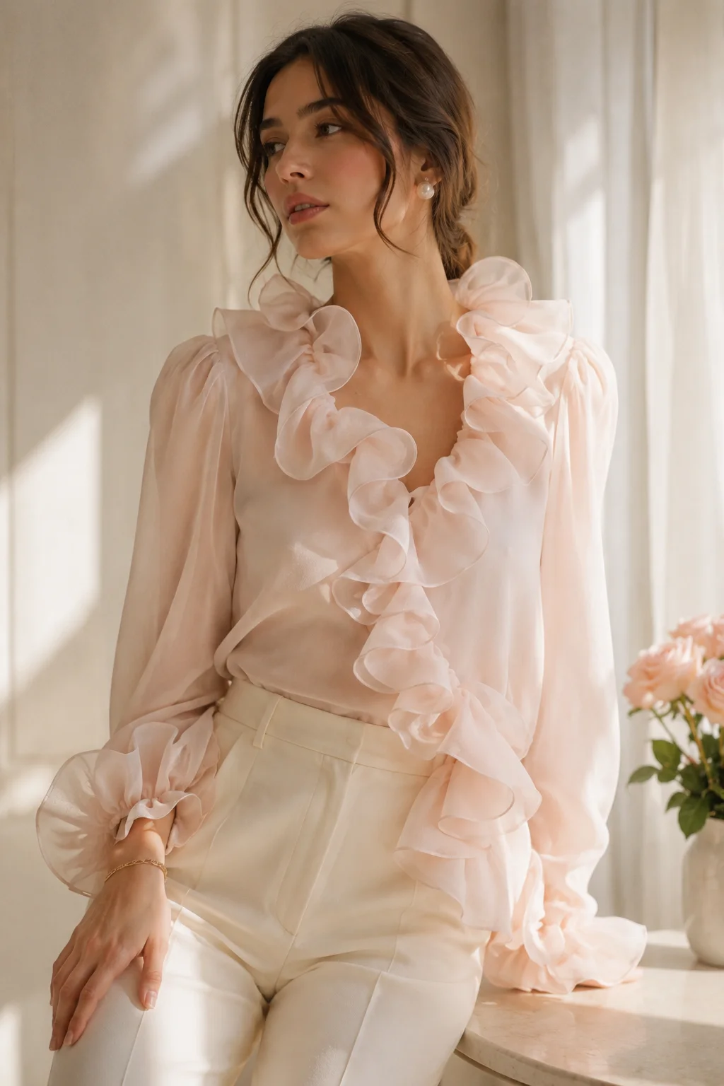 Outfit 5: The Ruffle Blouse