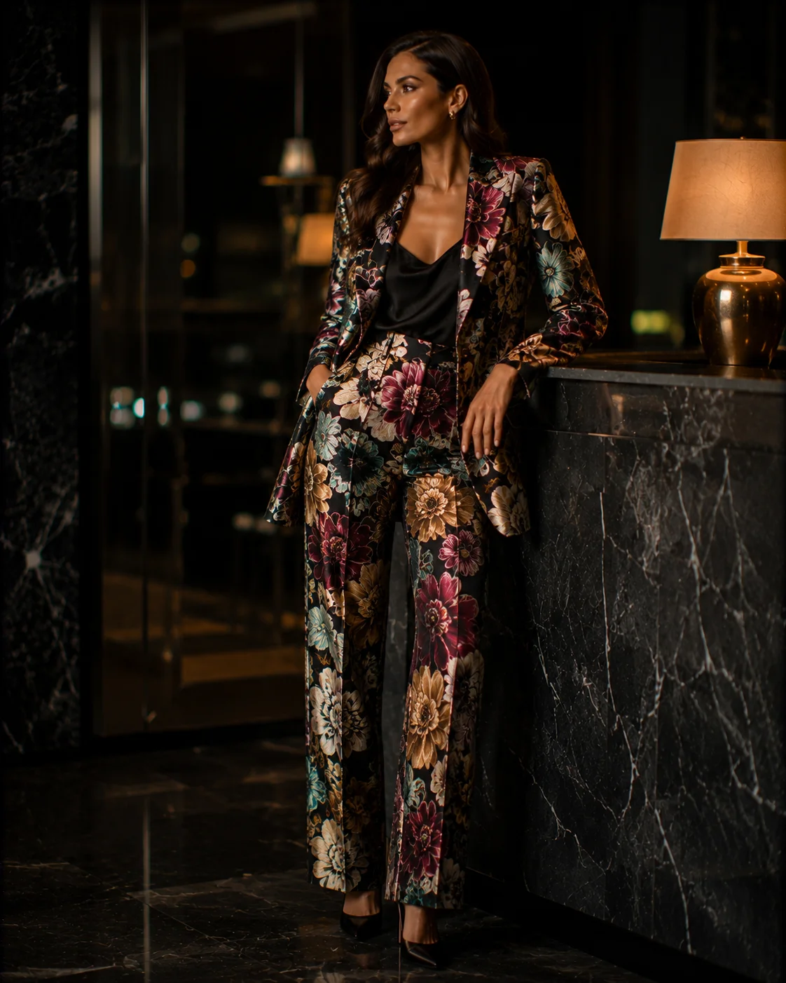 Outfit 7: The Bold Print Suit