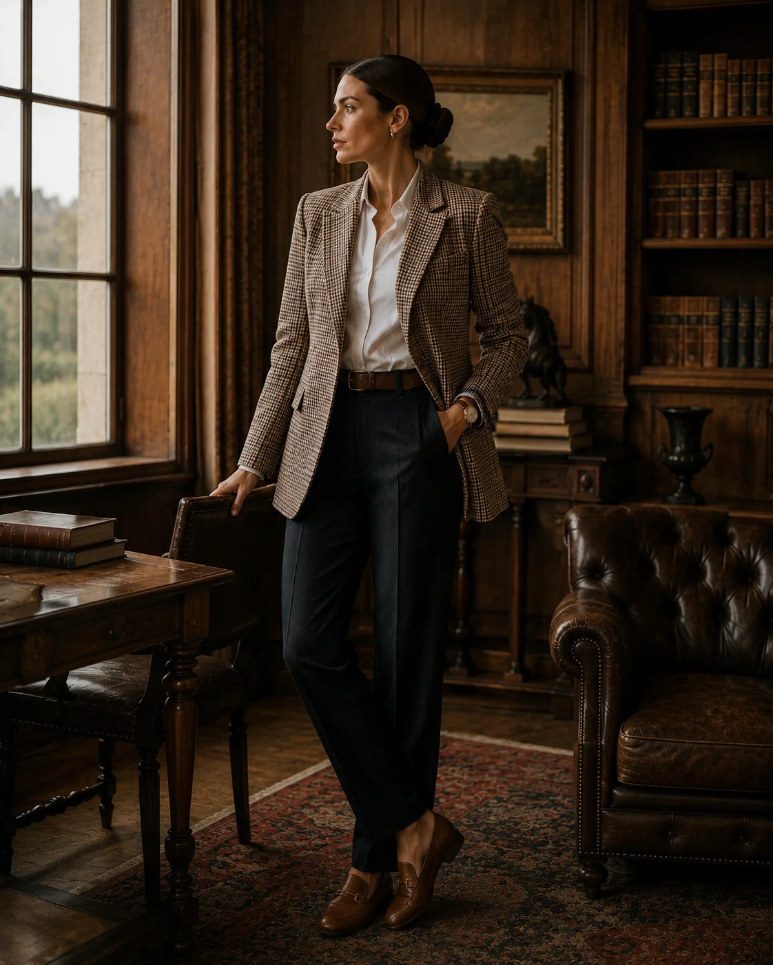 Look 7: The Plaid Blazer Look