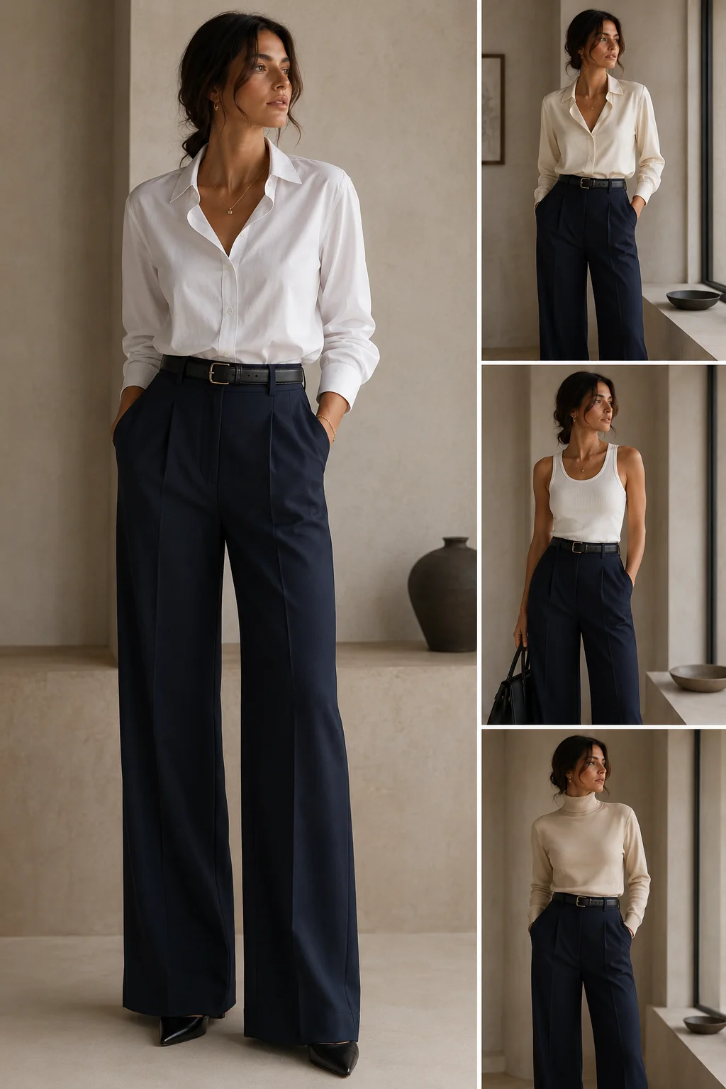 Piece 9: Tailored Trousers in Navy