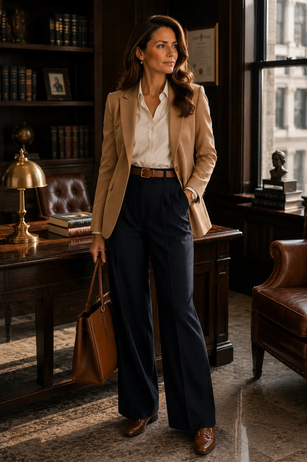 Outfit 14: The Navy and Cream Classic