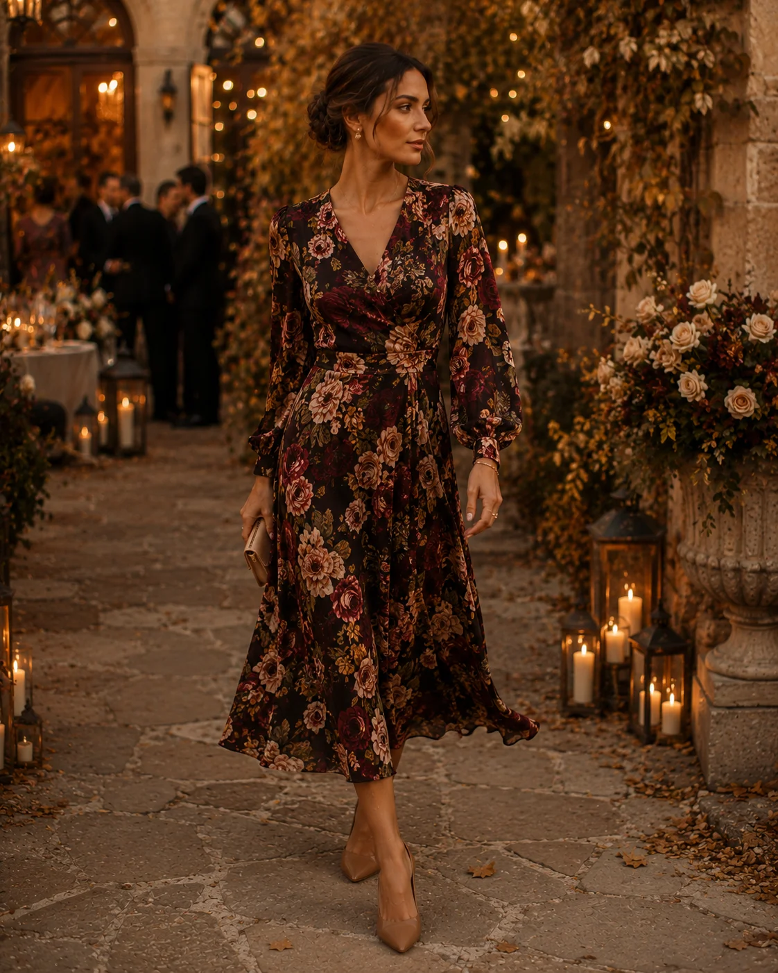 Outfit 14: The Floral Midi Dress