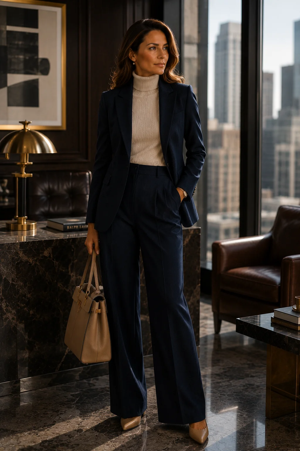 Outfit 15: The Turtleneck Suit