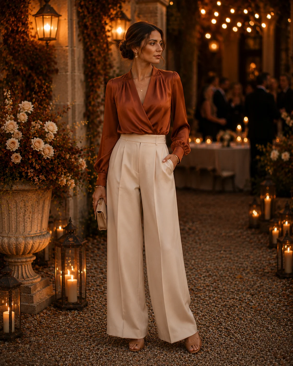 Outfit 17: The Rust and Cream Combination
