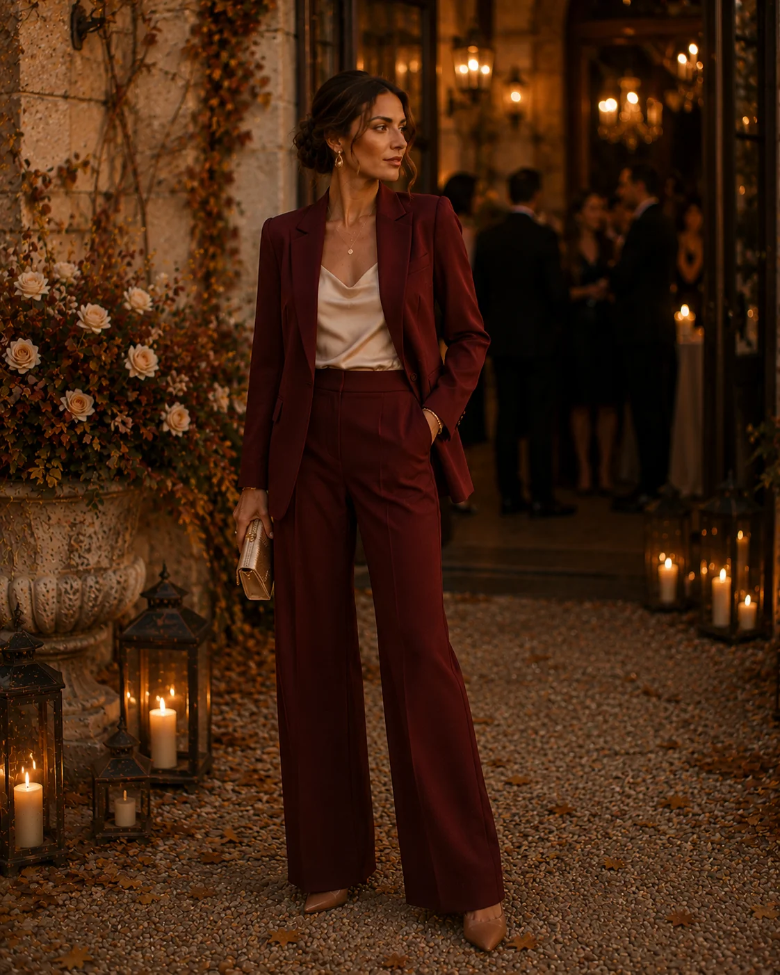 Outfit 19: The Burgundy Suit