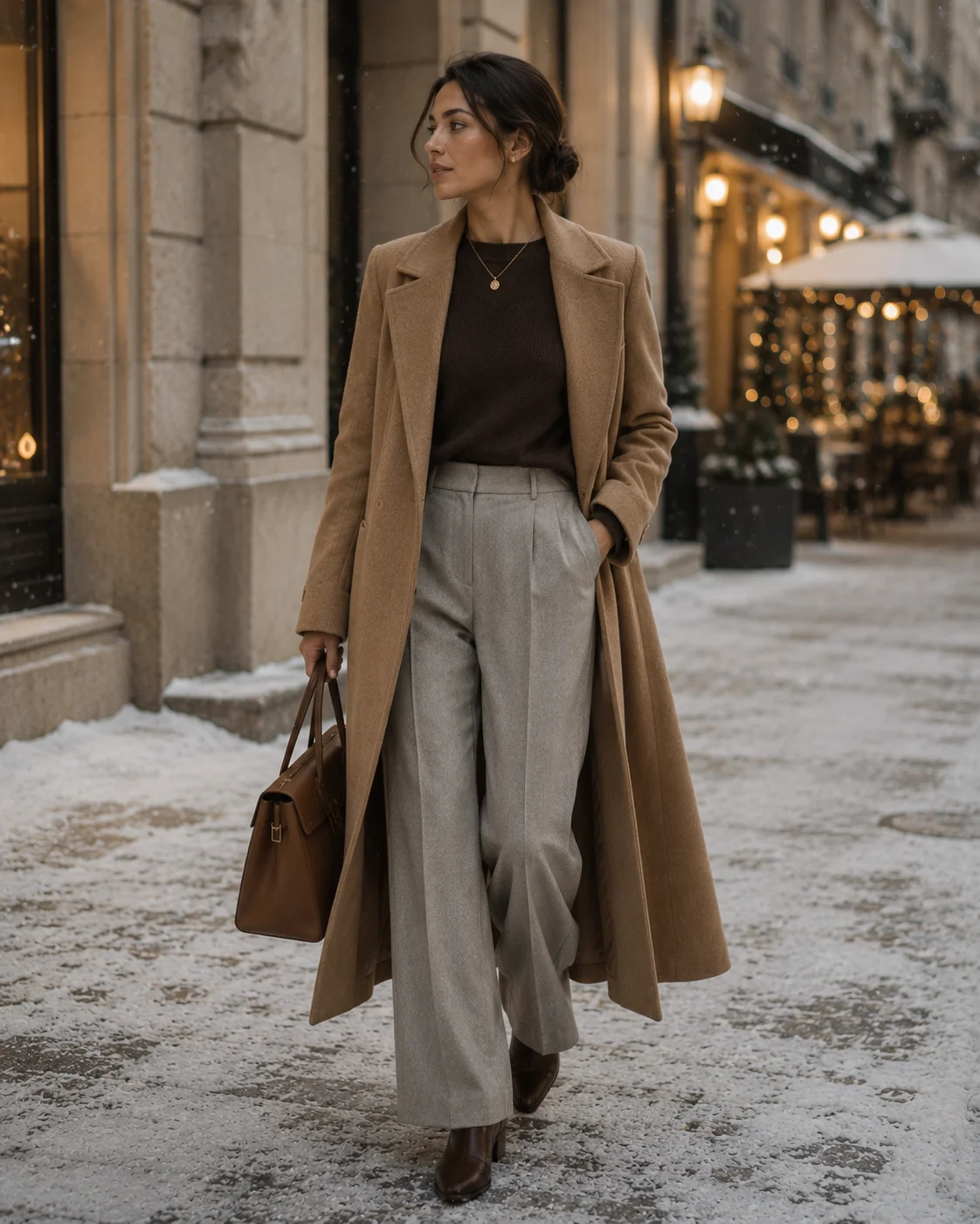 Outfit 2: The Stone and Chocolate Winter