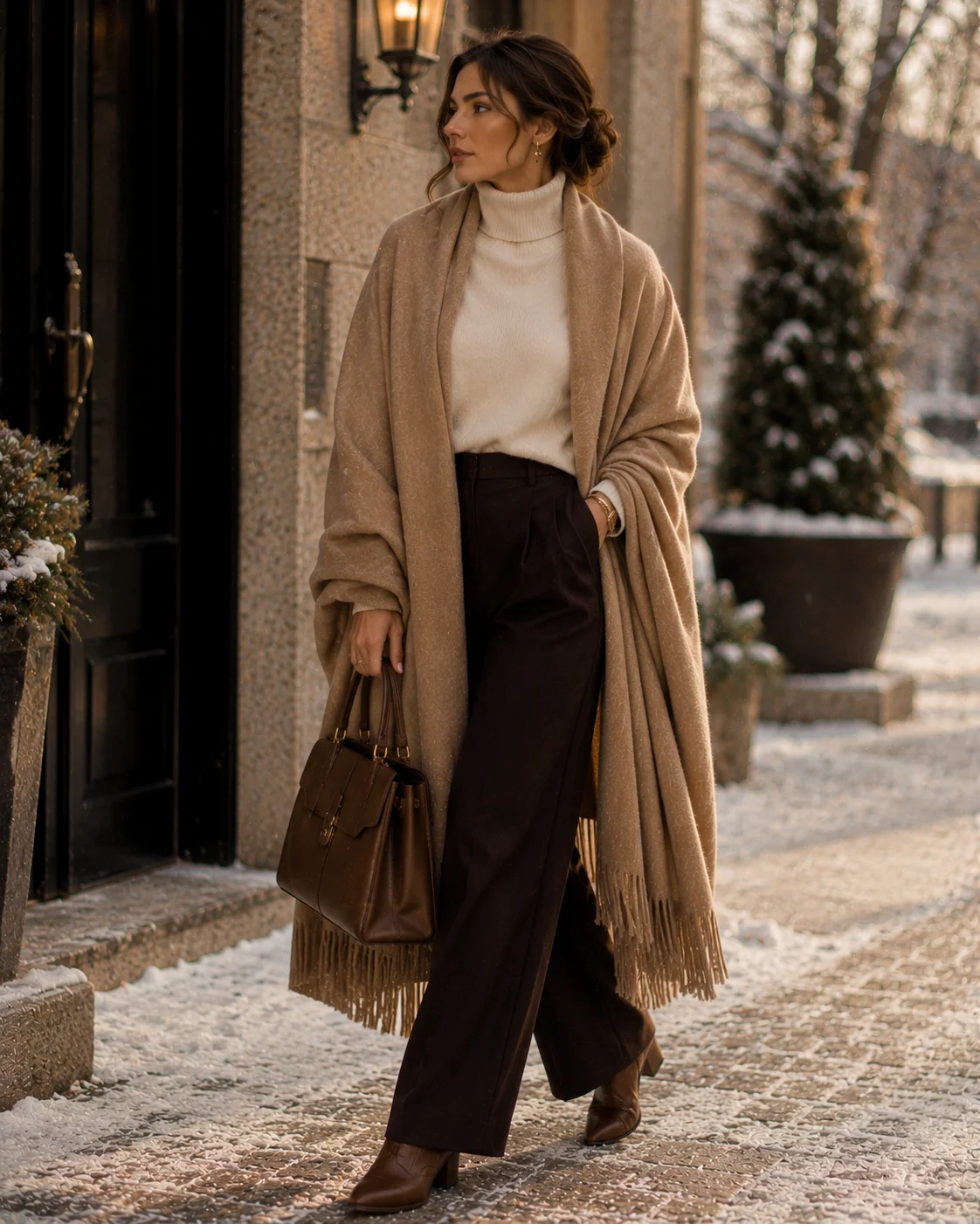 Outfit 21: The Wrapped in Cashmere Winter