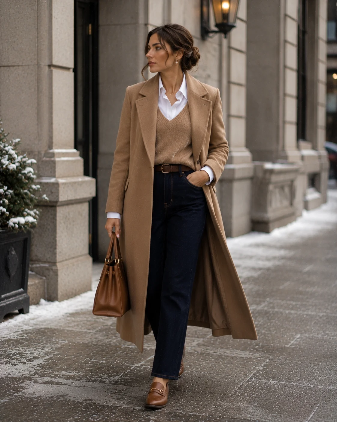 Outfit 22: The Winter White Shirt Outfit