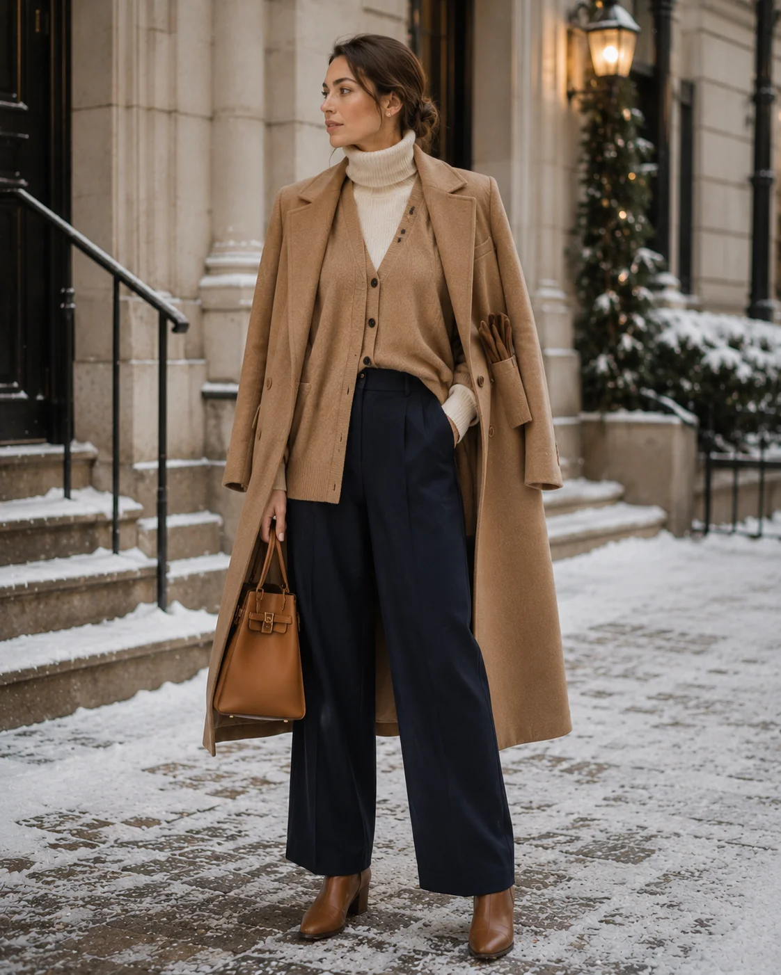 Outfit 3: The Cashmere Layer Winter