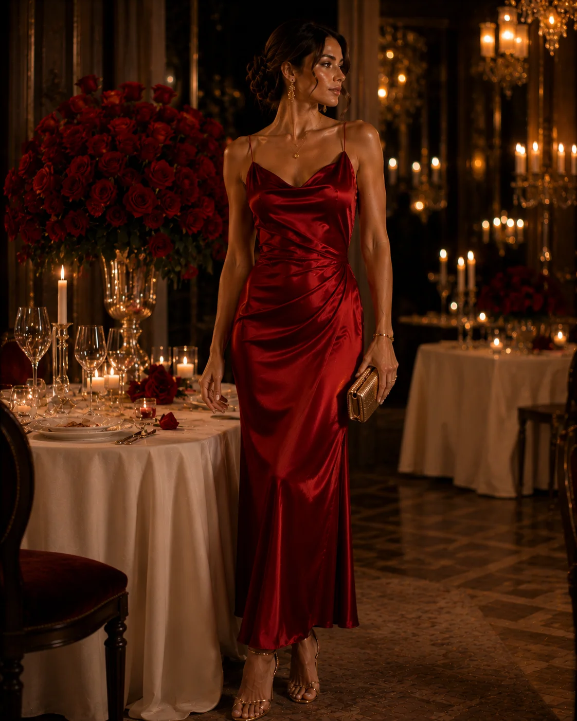 Outfit 3: The Deep Red Classic