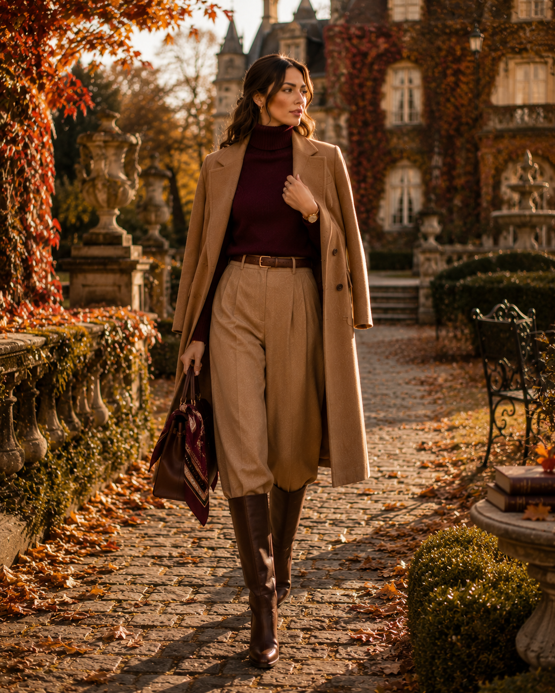 5. Burgundy and Deep Wine — The Romantic Old Money Color