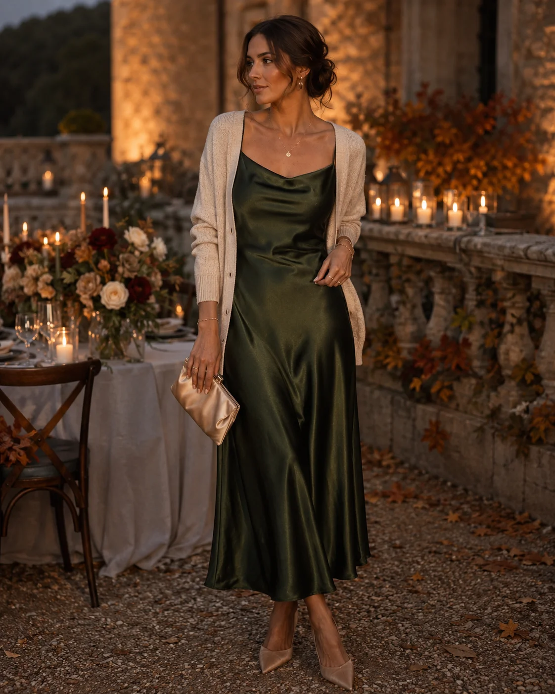 Outfit 6: The Satin Slip Dress