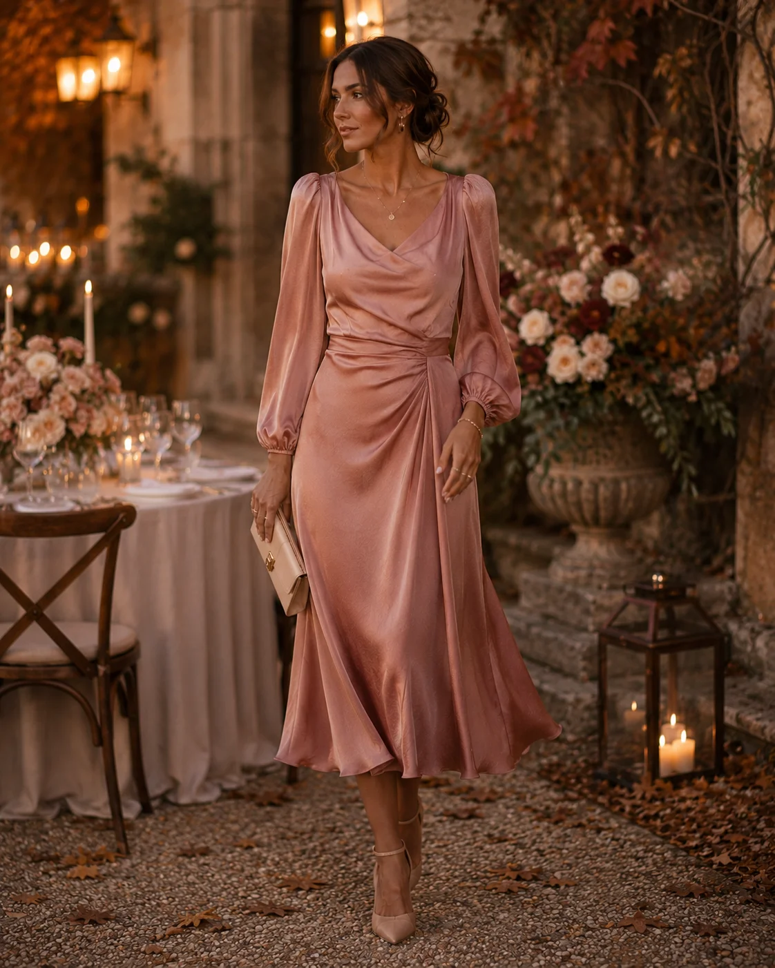 Outfit 8: The Dusty Rose Midi