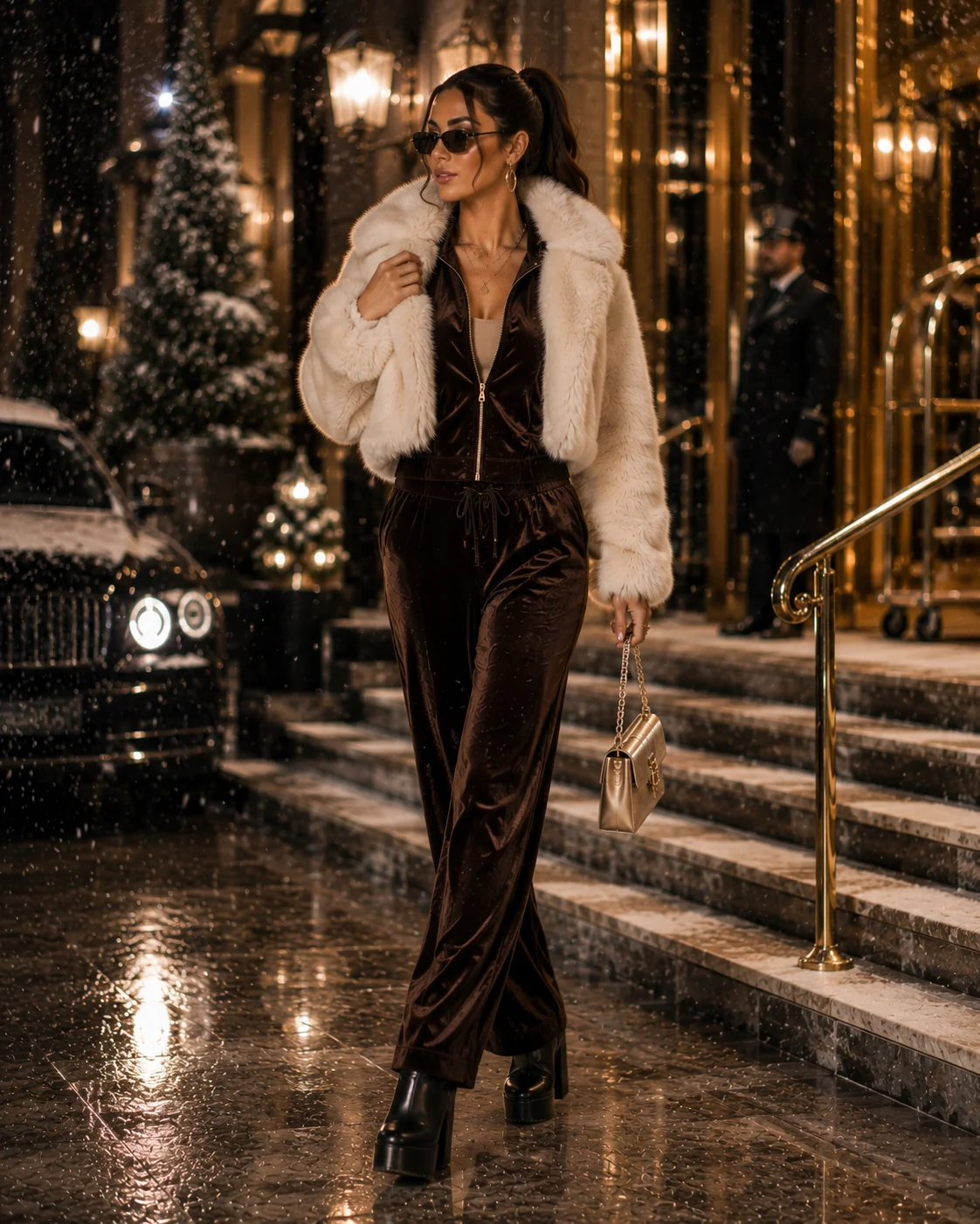 Idea 9: Full Set With a Faux Fur Trim