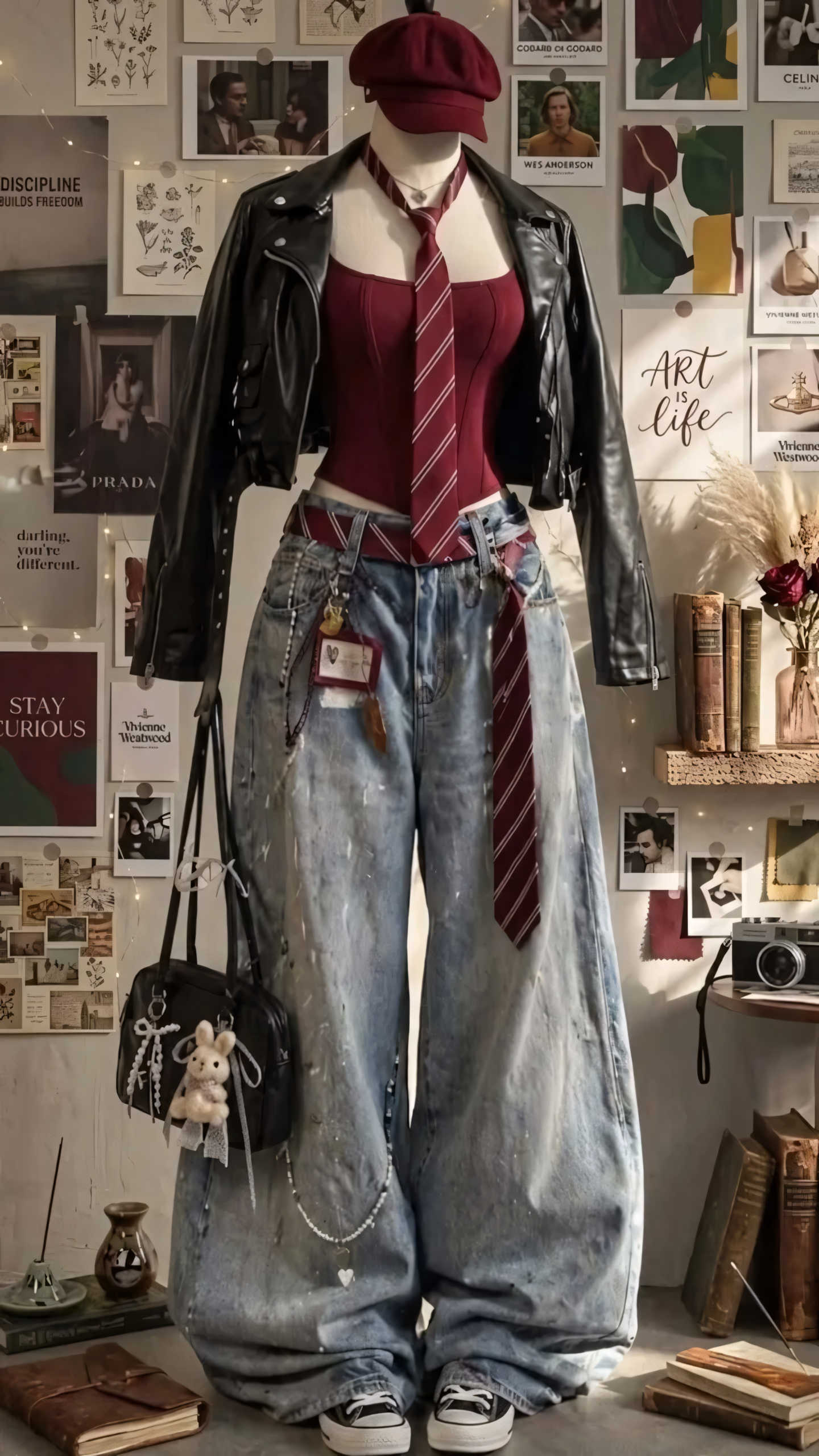 Outfit 6: The Art Room Outfit Board Look